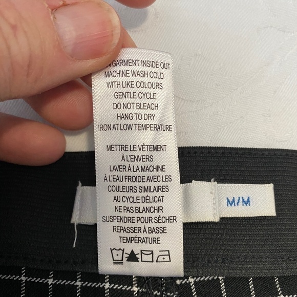 Ricki's Women's Black Checker Dress Pants Size‎ Medium - Picture 7 of 11